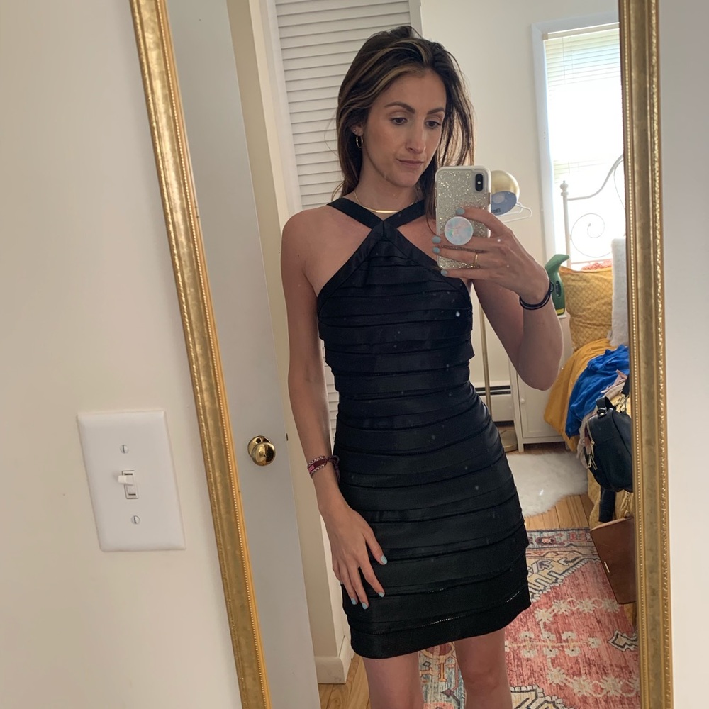 BCBGMAXAZRIA Black Formal Dress